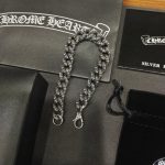 原單Chrome Hearts克羅心飾品 龍蝦扣全十字花加粗厚重手鍊