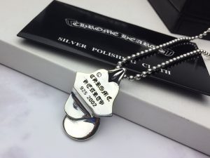 一比一複刻Chrome Hearts克羅心飾品 大號滾石舌頭吊墜項鍊