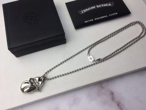 一比一複刻Chrome Hearts克羅心飾品 大號滾石舌頭吊墜項鍊