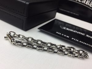 複刻一比一Chrome Hearts克羅心飾品 字母PAPERCHAIN手鍊