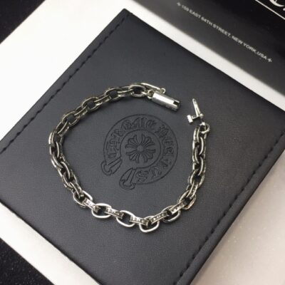 複刻一比一Chrome Hearts克羅心飾品 字母PAPERCHAIN手鍊