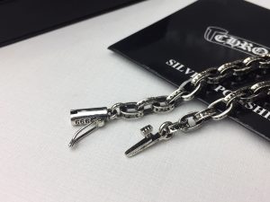 複刻一比一Chrome Hearts克羅心飾品 字母PAPERCHAIN手鍊