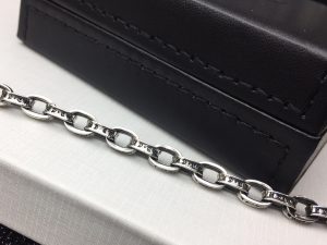 複刻一比一Chrome Hearts克羅心飾品 字母PAPERCHAIN手鍊