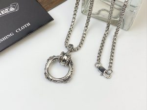 專櫃複刻Chrome Hearts克羅心飾品 sbt十字架圖騰戒指吊墜項鍊