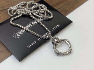專櫃複刻Chrome Hearts克羅心飾品 sbt十字架圖騰戒指吊墜項鍊