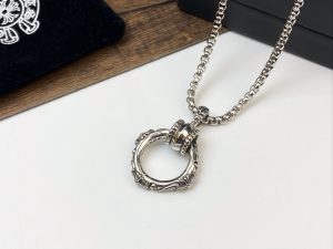專櫃複刻Chrome Hearts克羅心飾品 sbt十字架圖騰戒指吊墜項鍊