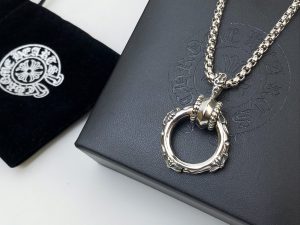 專櫃複刻Chrome Hearts克羅心飾品 sbt十字架圖騰戒指吊墜項鍊
