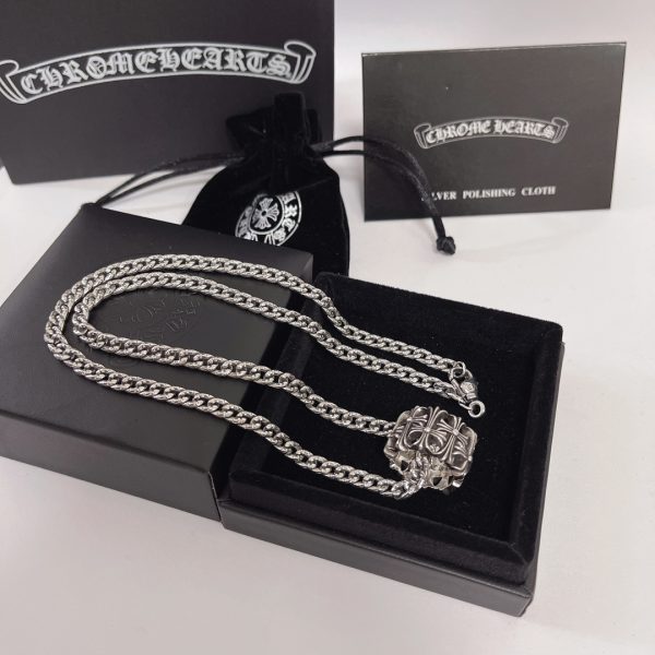 高仿Chrome Hearts克羅心飾品 墳墓/葬墓十字架戒指十字花項鍊