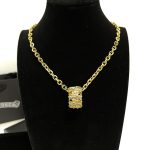 複刻Chrome Hearts克羅心飾品 黄金色墳墓/葬墓十字架戒指吊墜項鍊