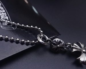 高仿Chrome Hearts克羅心飾品 單球十字架十字花吊墜/項鍊
