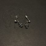 高仿複刻Chrome Hearts克羅心飾品 TINY E十字架耳墜
