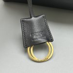 高仿專櫃alenciaga巴黎世家包包 Rodeo黑色光滑牛皮革小號手提包