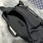 1比1専櫃複刻balenciaga巴黎世家包包 Army 黑色尼龍大號腰包