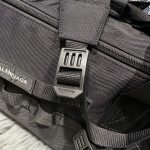 原單高仿balenciaga巴黎世家包包 黑色Army 大號 尼龍斜背手提旅行包