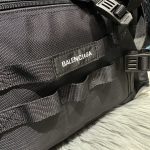 原單高仿balenciaga巴黎世家包包 黑色Army 大號 尼龍斜背手提旅行包