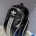 複刻高仿balenciaga巴黎世家xAdidas阿迪達斯聯名款皮革書包揹包雙肩包