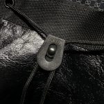 原單複刻balenciaga巴黎世家 Army中號黑色細紋牛皮革托特包