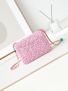頂級A貨CHANEL香奈兒方胖子包包可愛粉色新貨