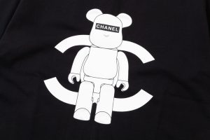 香奈兒CHANEL高仿精品衣服暴力熊純棉圓領短袖T恤 真品質感 值得擁有