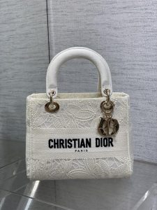 DIOR頂級A貨Lady系列手提包白色