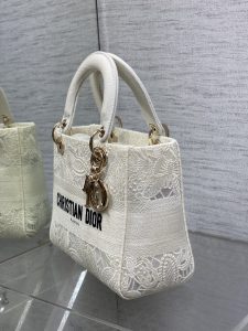 DIOR頂級A貨Lady系列手提包白色