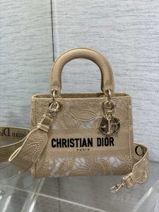 DIOR迪奧Lady系列高仿奢侈品手提包女士