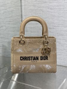 DIOR迪奧Lady系列高仿奢侈品手提包女士