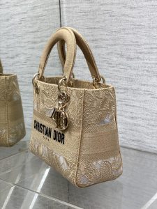 DIOR迪奧Lady系列高仿奢侈品手提包女士