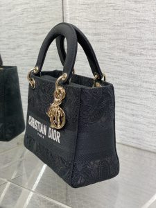 Lady系列DIOR頂級原單復刻女士手提包 黑色