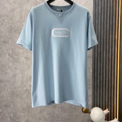 高仿DIORCD衣服胸前字母短袖T恤男裝女裝