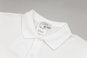 DIOR經典純棉高仿原單衣服 Polo衫短袖