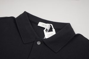 官網同步一比一DIOR純棉翻領Polo衫 短袖T恤
