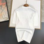 DIOR迪奧高仿衣服夏季印花短袖圓領T恤男女同款 白色