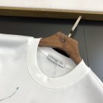 DIOR迪奧高仿衣服夏季印花短袖圓領T恤男女同款 白色