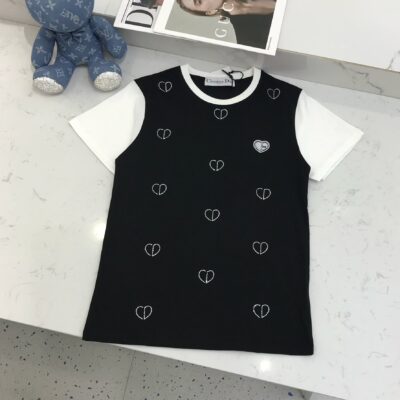 頂級高仿DIOR迪奧衣服圓領無袖北秀 黑色白色
