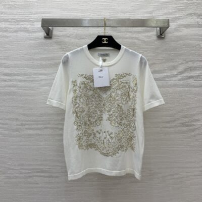 DIOR一比一針織面料短袖上衣精品衣服