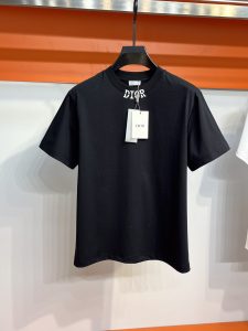 DIOR高仿圓領短袖T恤 印花字母 logo 奢侈品T恤