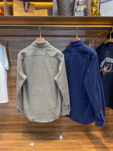 DIOR高仿衣服外套燈芯絨面料薄襯衣