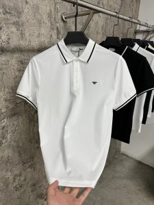 DIOR頂級原單絲光棉Polo衫頂級刺繡logo