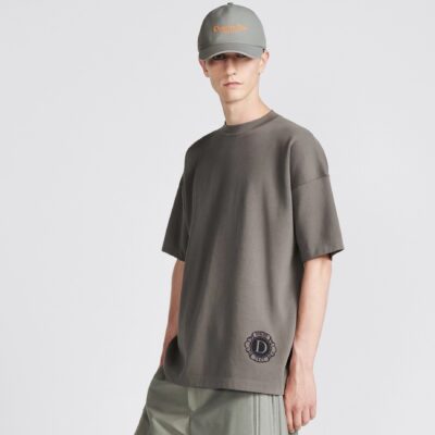 專櫃同步DIOR高仿衣服夏季圓領短袖T恤
