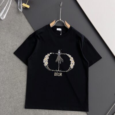 DIOR高仿印花短袖T恤超級好看的印花 一比一設計