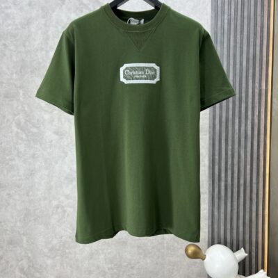 DIOR2024夏季新品高仿衣服圓領T恤男