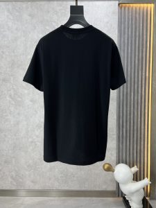 DIOR2024新品高仿男裝衣服純棉短袖T恤 黑色