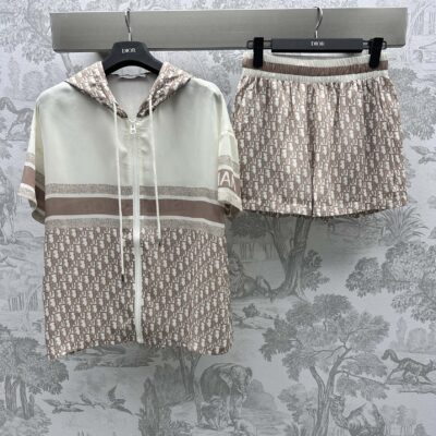 DIOR高仿女裝連帽套裝 夏季防曬服