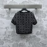 2024新品高仿女裝DIOR進口材質連帽短袖T恤套裝