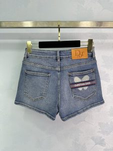 高仿DIOR女款牛仔短褲 超級好看