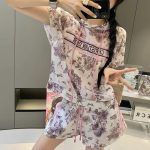 獨家爆款DIOR高仿女裝精品 超薄材質 女士休閒套裝