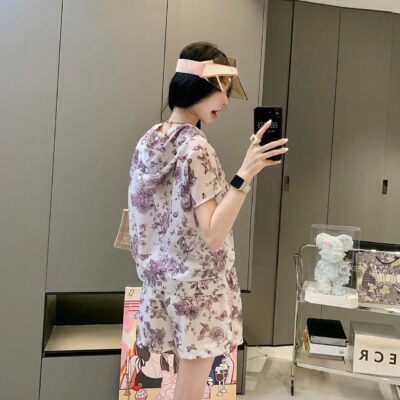 獨家爆款DIOR高仿女裝精品 超薄材質 女士休閒套裝