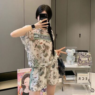 DIOR高仿女裝精品 獨家爆款 定制薄啥女休閒套裝