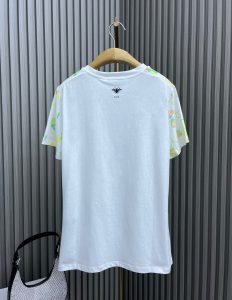 YB絲光棉材質DIOR高仿迪奧圓領印花女款T恤